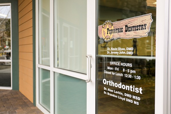Entrance to Carson Pediatric Dentistry office.
